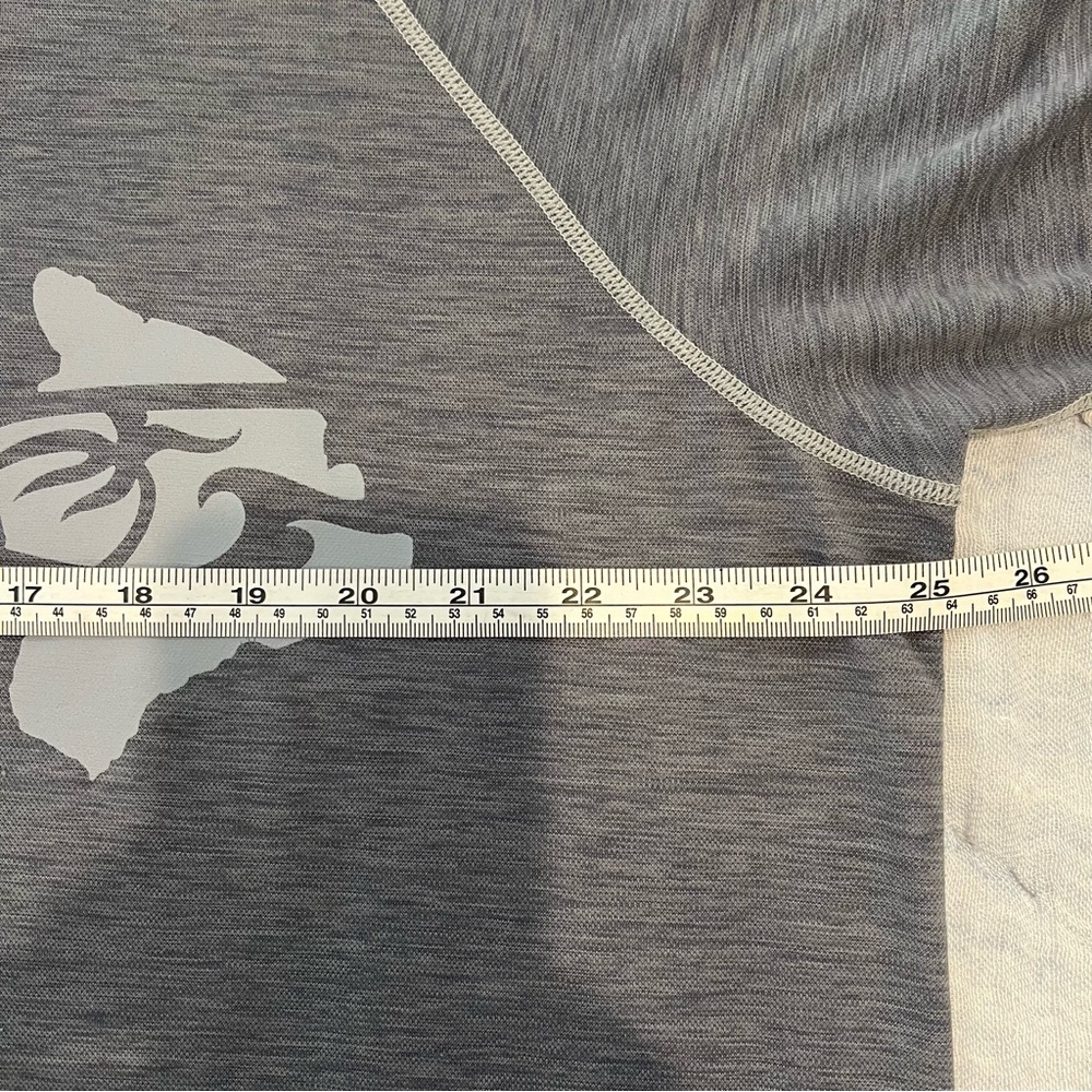 Honolua Mens Long Sleeve Rashguard Surf Shirt 3XL Gray Hawaii UPF 30+ Loose Fit - Picture 6 of 7